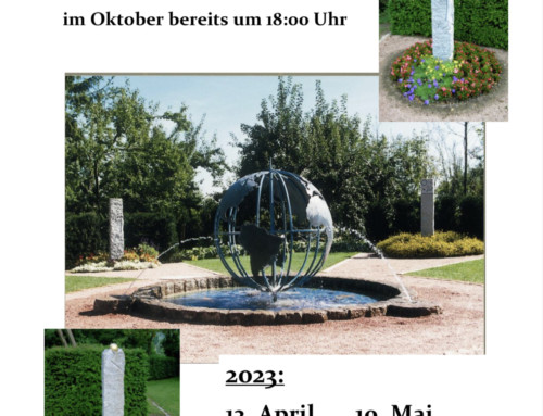 Andachten im „Garten der Schöpfung“ 2023